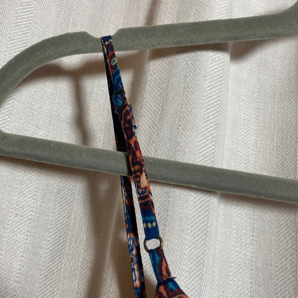 Forever 21 Womens Blue Orange Boho Medallion Print Cami Tank Top M Festival - Picture 3 of 6